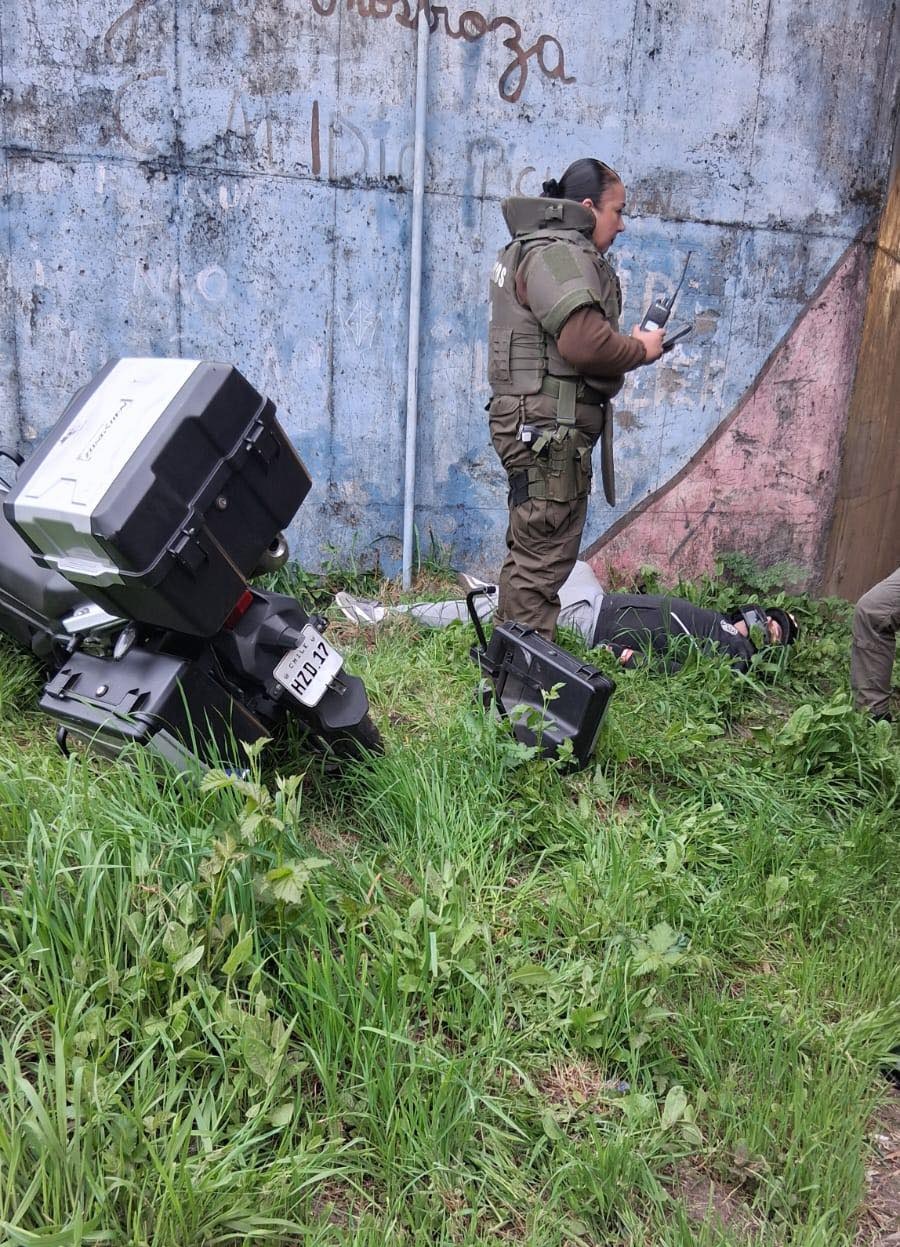 AHORA: ACCIDENTE DE MOTOCICLISTA EN SECTOR SANTA ROSA