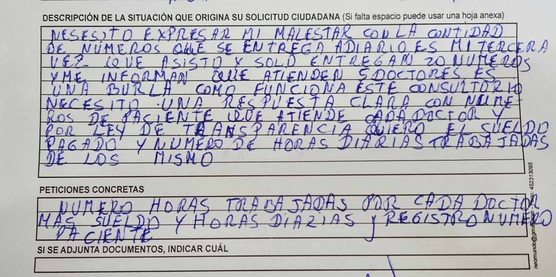 VECINA DE PADRE LAS CASAS EXPONE UNA CRUEL REALIDAD EN LA ATENCIÓN DE SALUD PRIMARIA: «LA PERSONA QUE LLEGÓ A LAS 6:18 AM NO TOCÓ NÚMERO»