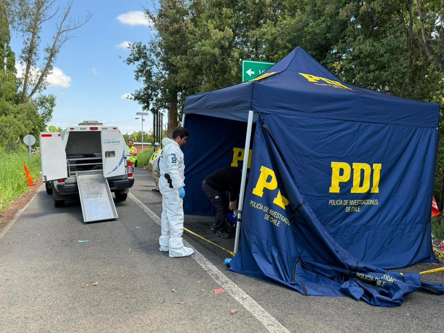 PDI DETIENE A PAREJA DE LA MUJER MAYOR ENCONTRADA FALLECIDA EN LA RUTA FREIRE A VILLARRICA DURANTE ESTA JORNADA