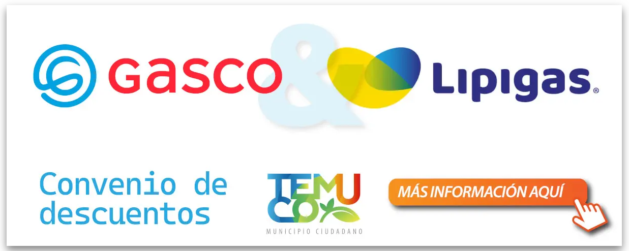 CONVENIO GASCO – LIPIGAS Y MUNUICIPALIDAD DE TEMUCO