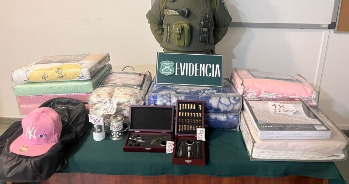 DETIENEN A SUJETO POR ROBO A LOCAL COMERCIAL EN LAUTARO: FUE SORPRENDIDO POR CARABINEROS CUANDO SE IBA