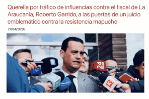 Revista de izquierda cuestiona rol de «agente político» del fiscal regional Roberto Garrido.