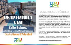 Comunicado público Municipalidad de Temuco.