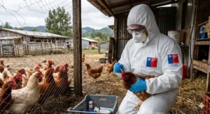 S.A.G. informa caso positivo de influenza aviar en plantel comercial de la comuna de Cunco.