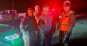 Tras más de 4 horas rescatan a joven de Temuco que se accidentó en los faldeos del volcán Lonquimay