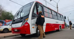 Conductor de micro es sorprendido bajo los efectos de la cocaína en fiscalización vehicular encabezada por la «Municipalidad de la ciudad de Temuco».