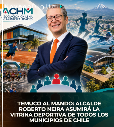 Alcalde de la ciudad de Temuco es elegido como presidente de la “Comisión de Deportes” de la Asociación Chilena de Municipalidades de Chile.