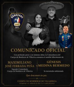 Tragedia en Villarrica: «Segundo Comandante de Bomberos y su Pareja Embarazada Fallecen tras Caída de Árbol en Ruta a Panguipulli»