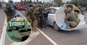 Caen dos hombres acusados de ingresar un arsenal de pistolas desde Argentina por un paso clandestino en La Araucanía.