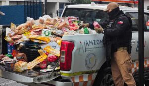 Cámaras municipales de Temuco detectaron la comercialización de tonelada y media de mercadería asiática ilegal.