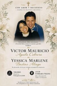 Información sobre los Funerales de los padres del futbolista «Yerko Águila Bastías».