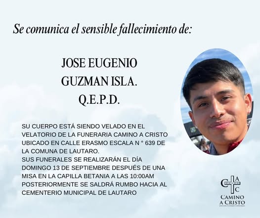 Comunicamos el sensible fallecimiento de Don «José Eugenio Guzmán Isla» (Q.E.P.D.)