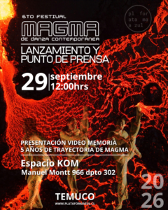 Lanzamiento del 6° «Festival MAGMA de Danza Contemporánea»