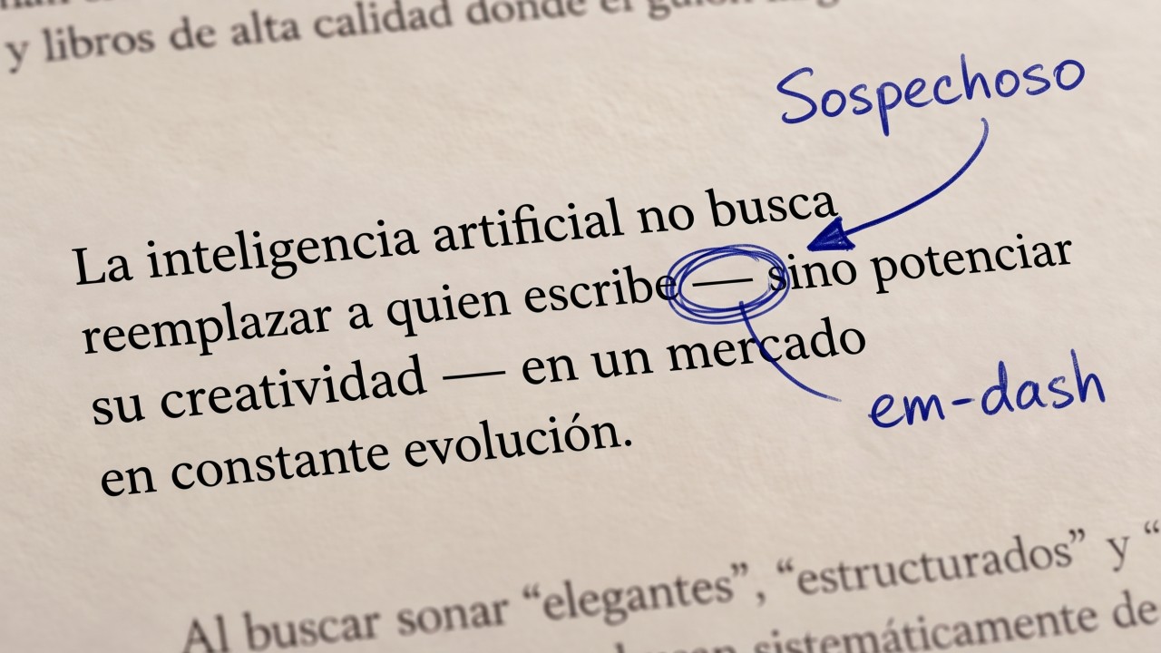 OPINIÓN: «Ponemos mucho esfuerzo en no sonar a IA, pero poco en pensar cómo escribimos».